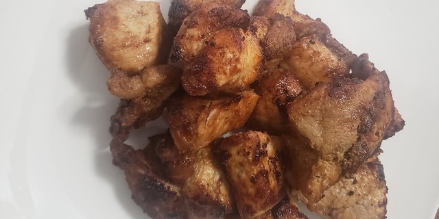 Fried Pork Chunks Masitas w/ Two Sides