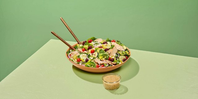 Greek Salad With Chicken