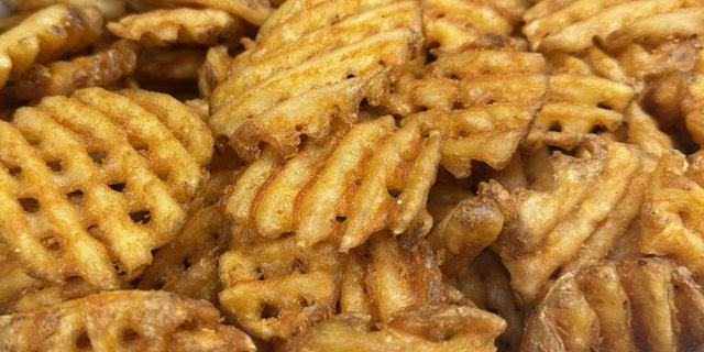 Waffle Cut Fries Tray