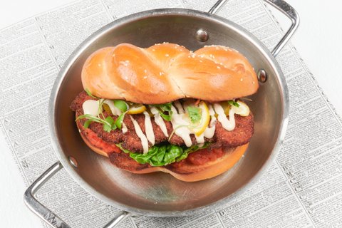 Individual Schnitzel Sandwich
