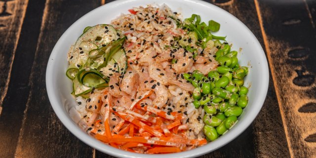 Sesame Umami Shrimp Bowl