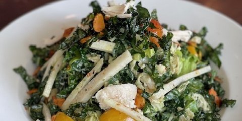 Roasted Chicken Kale Salad