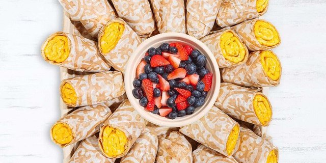 Mini Egg Burrito Platter