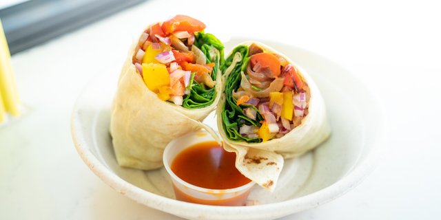 Mango Spinach Burrito