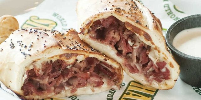 Pastrami Hot Hat Sandwich