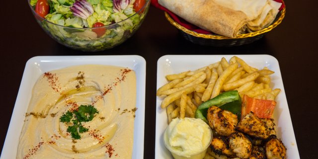 Chicken Kabob Lunch