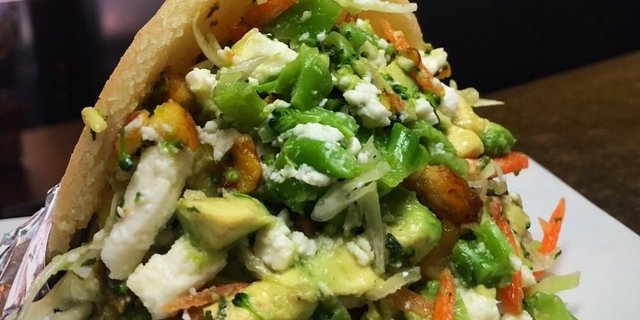 Vegetarian Arepa