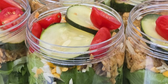 Buffalo Chicken Salad Jar