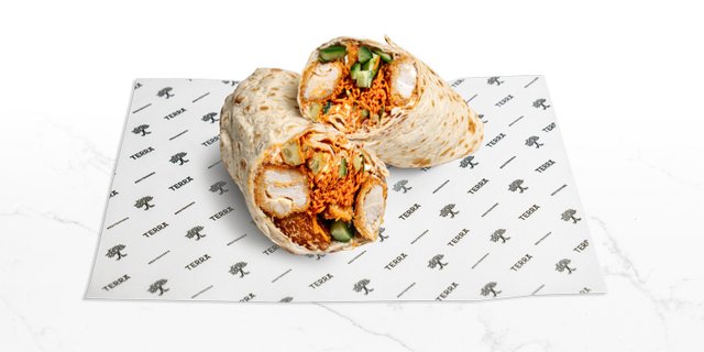 Crispy Harissa Chicken Wrap