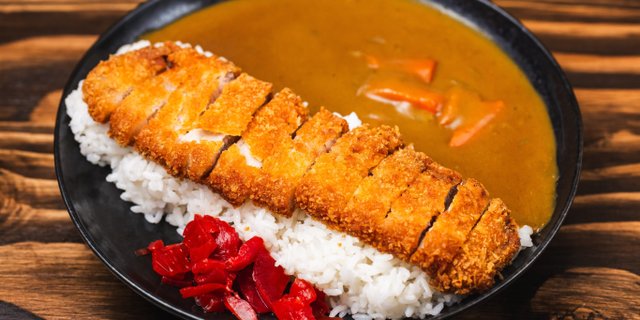 Fried Chicken Curry Tray