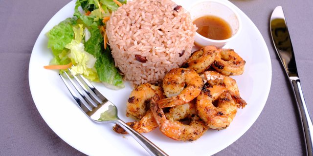 Jerk Shrimp Meal