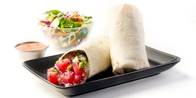 Chinese Chicken Burritos