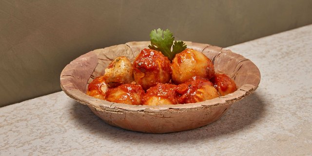 Momo Achari Chicken