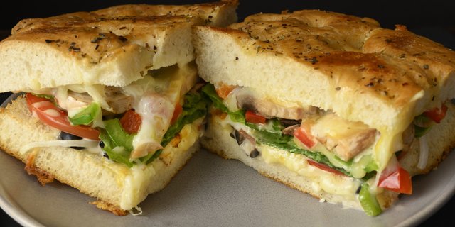 Mediterranean Veggie Sandwich