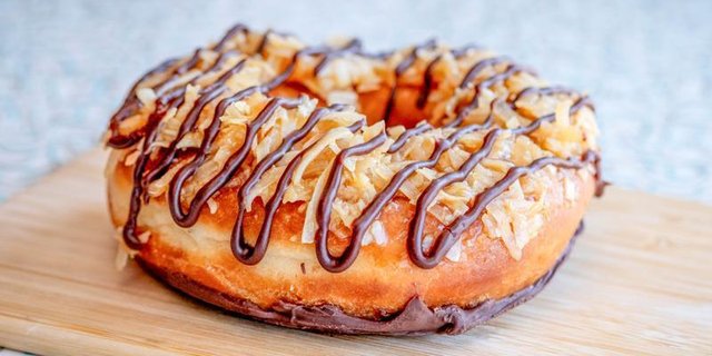 Chocolate Coconut Donut
