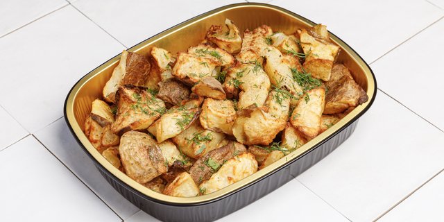 Roasted Potatoes w/ Tkemali