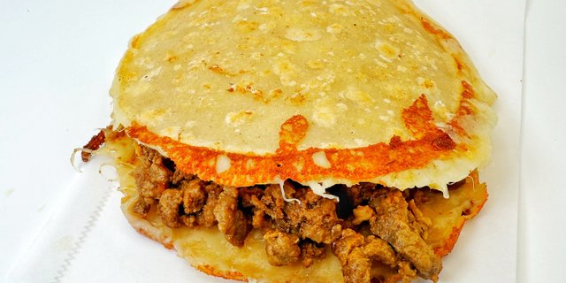 Carne Asada Corn Quesadilla