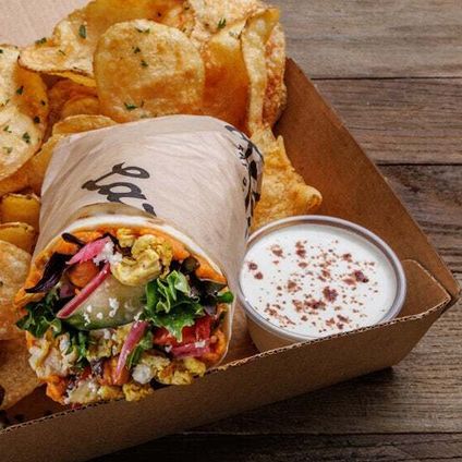 Chicken Shawarma Salad Wrap Half-Sandwich Box