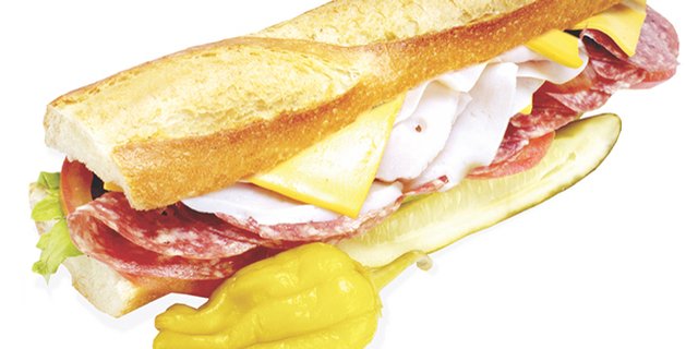 Salami & Cheese Baguette