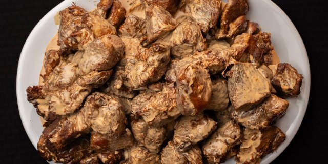 Masitas de Puerco BBQ (Fried BBQ Pork Chunks Cuban Style)
