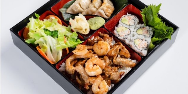 Chicken & Shrimp Bento Box