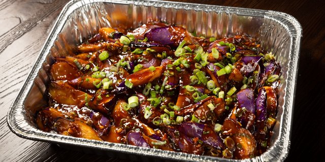 Eggplant w/ Garlic Sauce