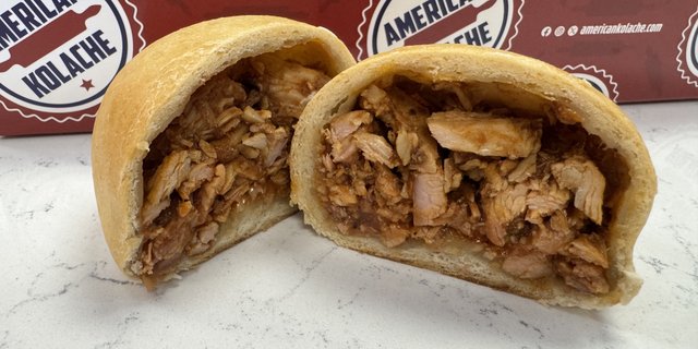 BBQ Chicken Shigs In Pit Kolache