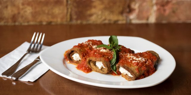 Eggplant Rollantini Tray