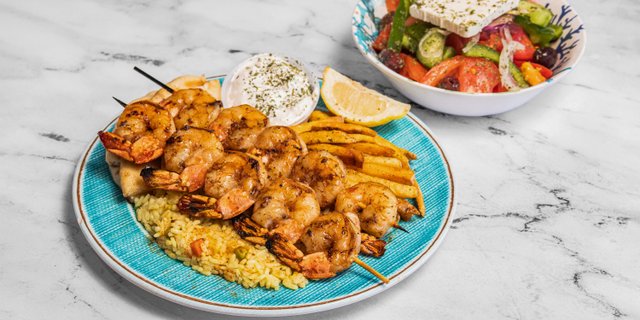 Grilled Shrimp Plate