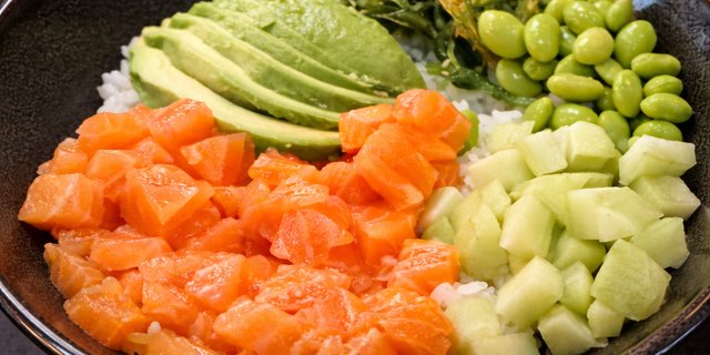 Salmon Poke Combo