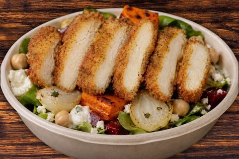 Chicken Cream Chop Rice Bowl