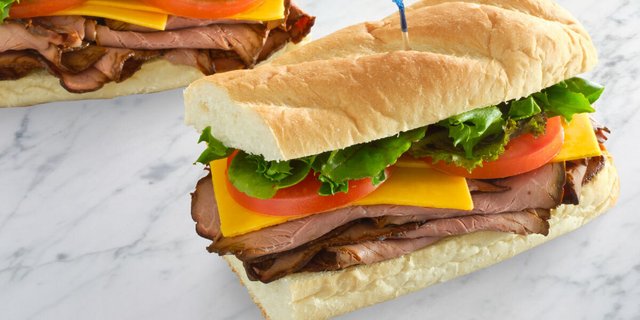 12" Black Angus Roast Beef & Cheddar Sandwich Box 