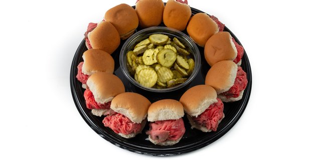 Roast Beef Slider Platter