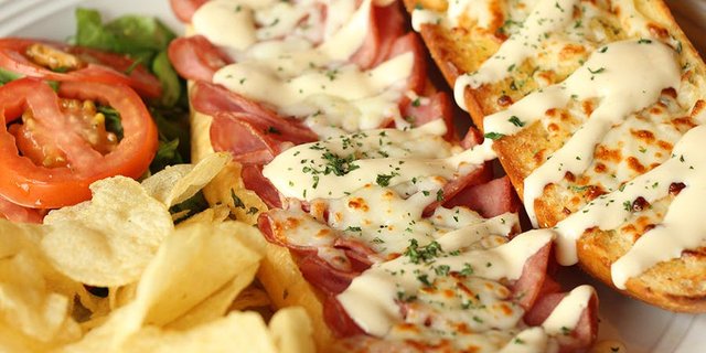 Hot Ham & Cheese Sandwich