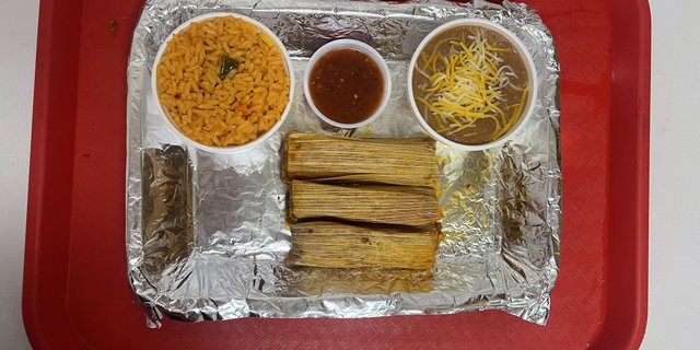 3 Tamales Plate