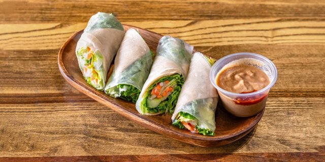 Veggie Ham Spring Rolls