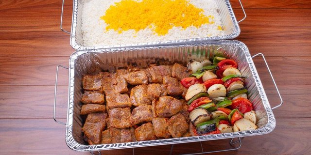 Lamb Shish Kabob Tray