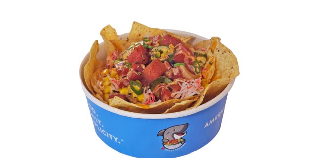 Tuna Poke Nachos