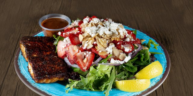 Strawberry Salmon Salad