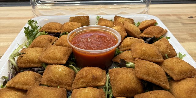 Toasted Cheese Ravioli