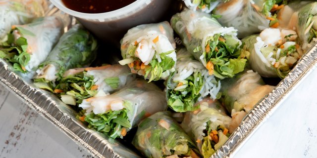 Shrimp Summer Rolls Platter