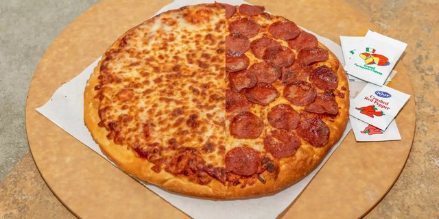 Build-Your-Own Half & Half Topping Pizza