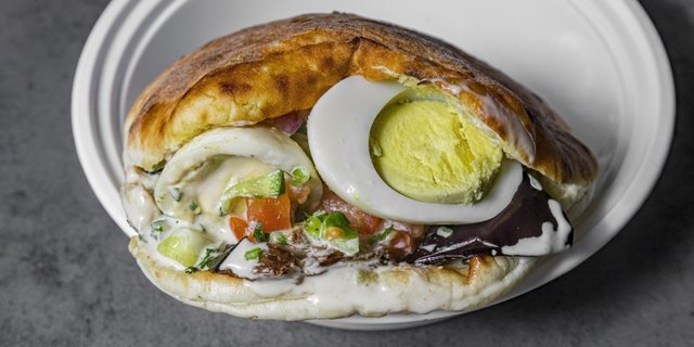 Sabich Pita Sandwich