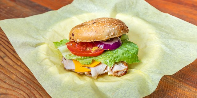 Turkey Bagel Sandwich