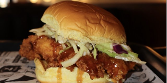 Damn Hot Chicken Sandwich