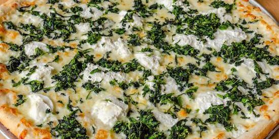 12" Small White Spinach Pizza