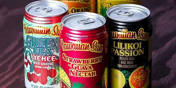 Hawaiian Canned Drinks