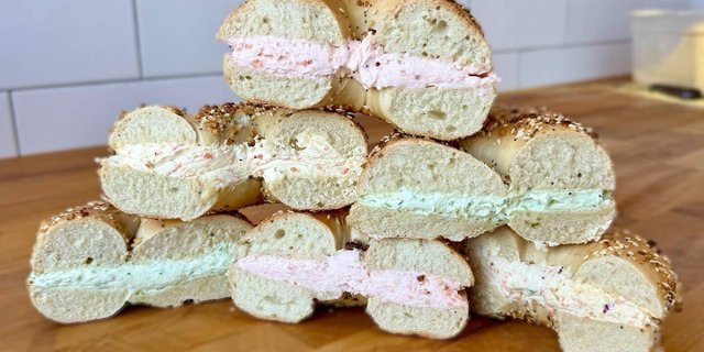 Cream Cheese Bagels