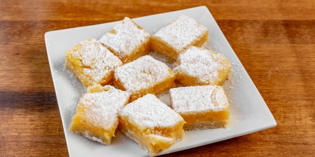 Large Lemon Bar Bites