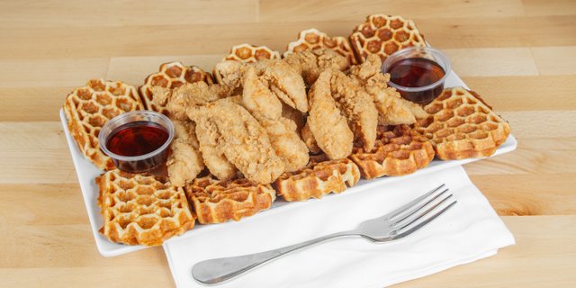 Chicken & Waffle Platter